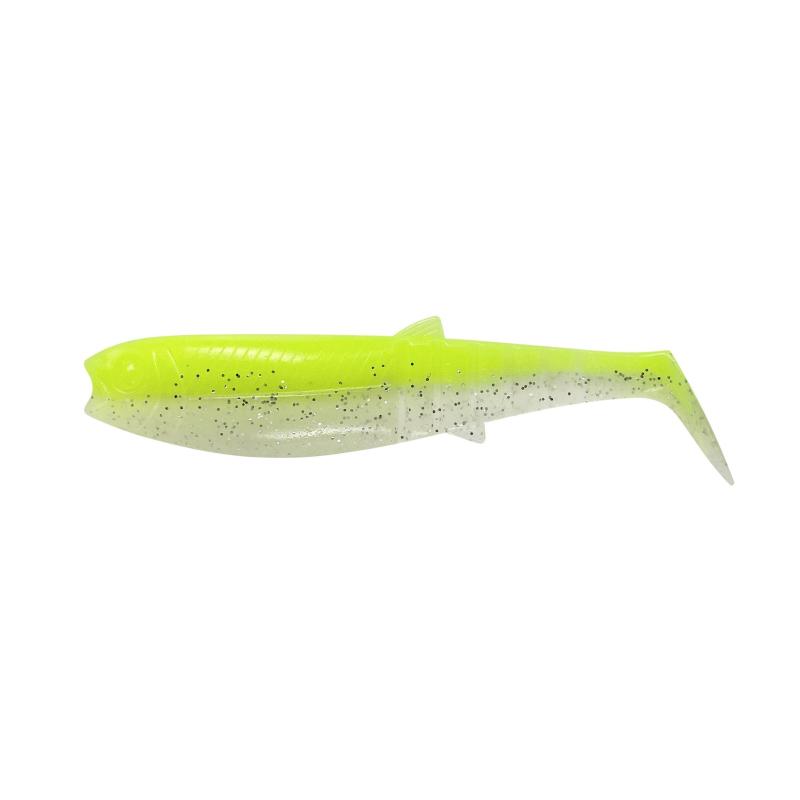 Savage Gear Cannibal Shad 8cm 5G Flou Yellow Glow 5Pcs