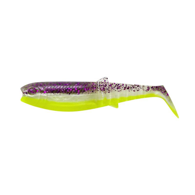Savage Gear Cannibal Shad 12.5cm 20G Purple Glitter Bomb 4Pcs