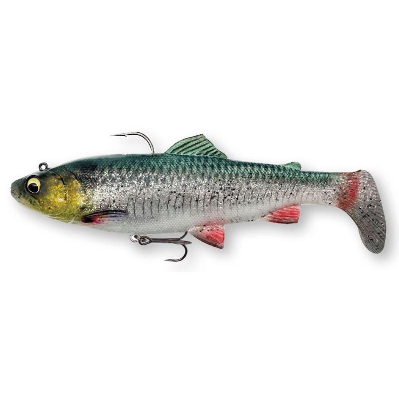 Savage Gear 4D Trout Rattle Shad 17cm 80g S Green Silver