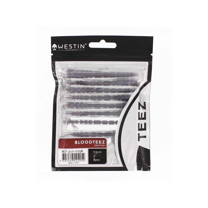 Westin BloodTeez Worm 5,5cm 0,5g Fluo Yellow 10pcs
