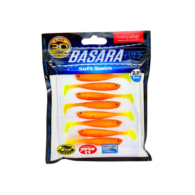 Lucky John 3D BASARA SOFT SWIM 2,5''-PG03