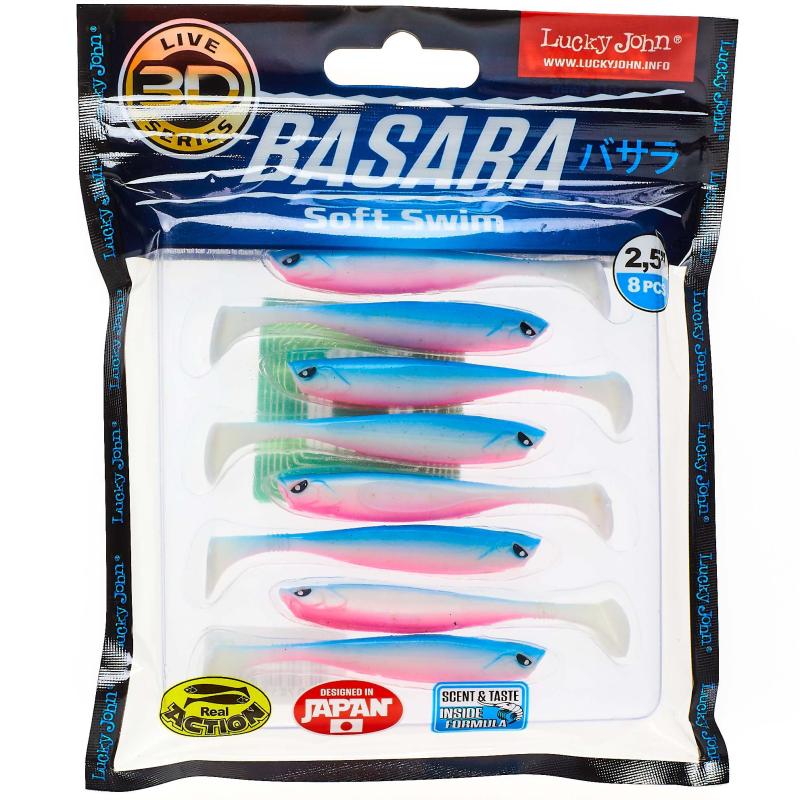 Lucky John 3D BASARA SOFT SWIM 2,5''-PG05