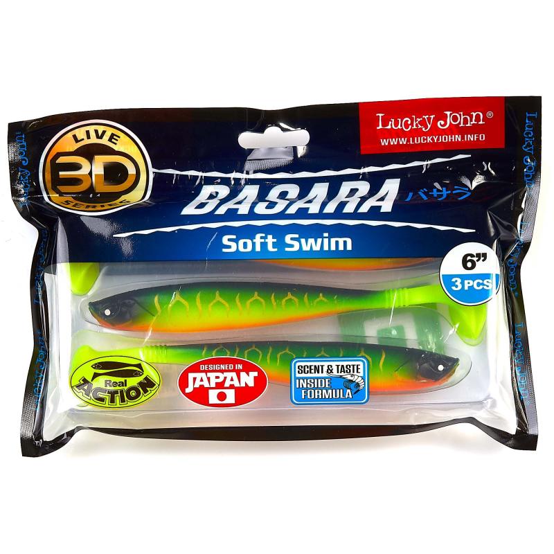 Lucky John 3D BASARA SOFT SWIM 6''-PG02