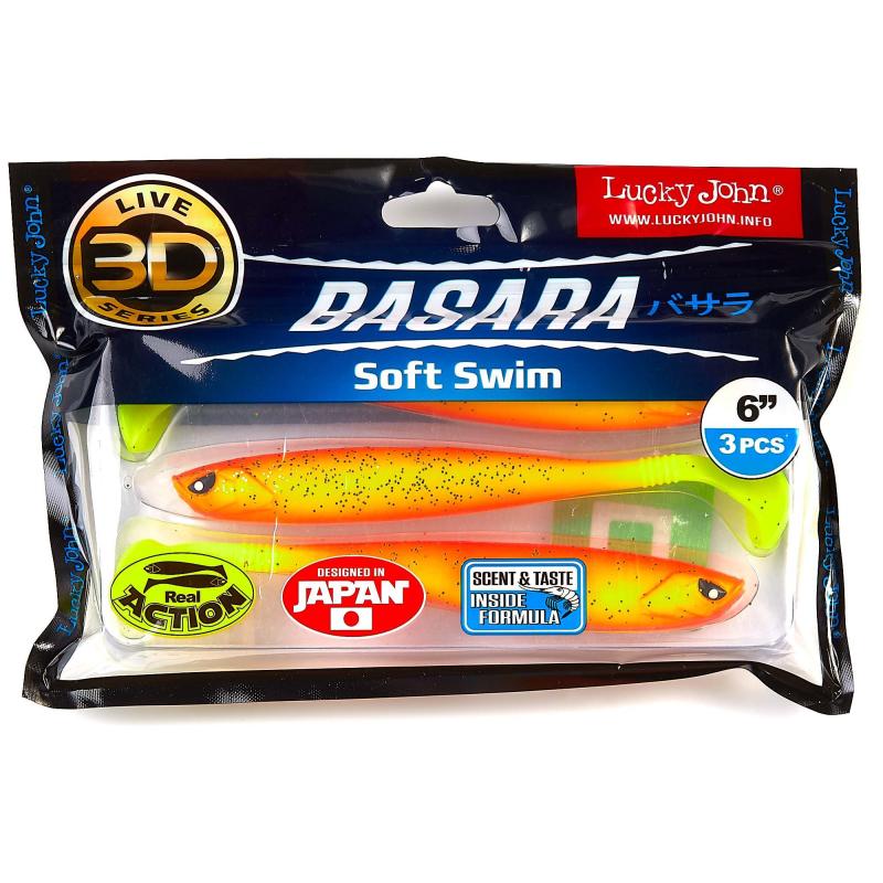Lucky John 3D BASARA SOFT SWIM 6''-PG03