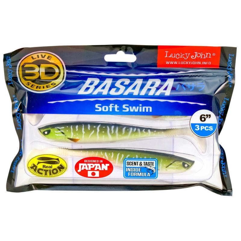 Lucky John 3D BASARA SOFT SWIM 6''-PG11