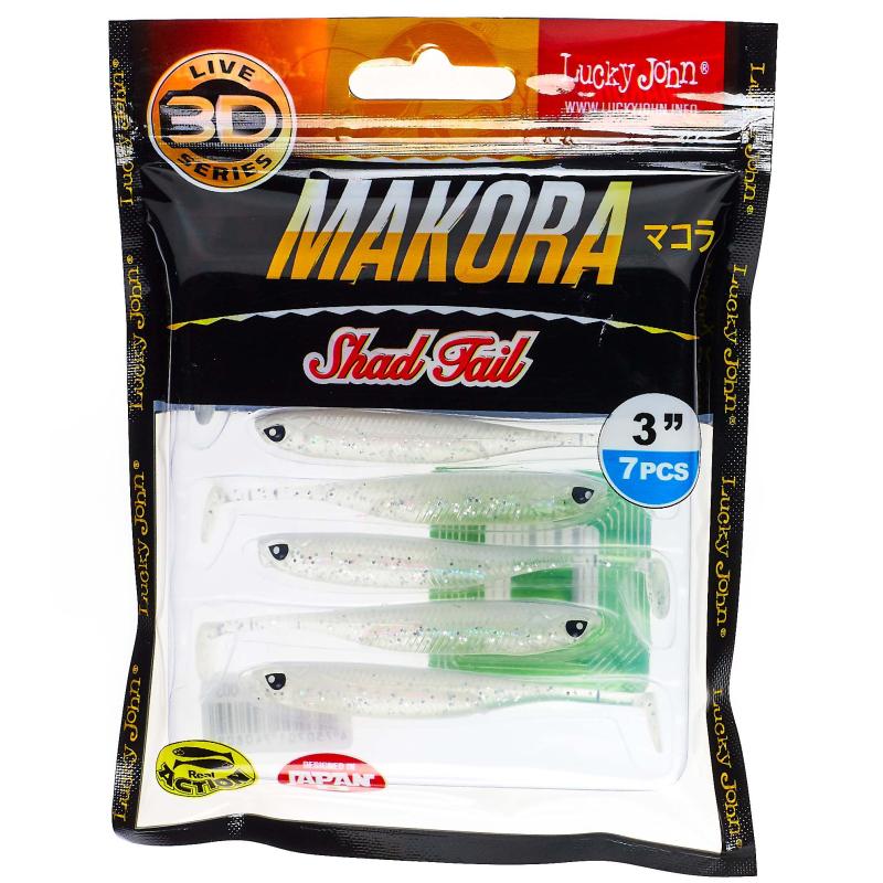 Lucky John 3D MAKORA SHAD TAIL 3''-003