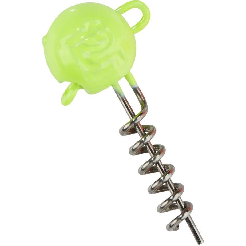 Produktbild Balzer UV-aktive screw in Jigheads gelb 20g