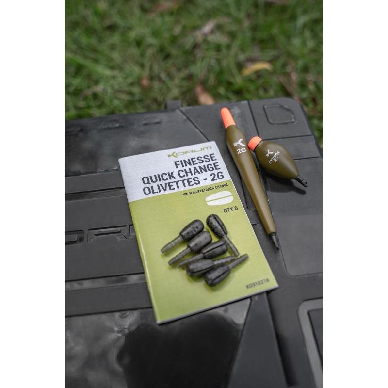 Korum Finesse Quick-Change Olivettes - 2G