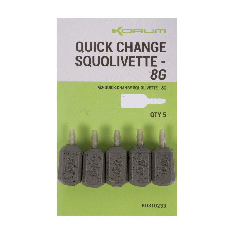 Korum Quick Change Squolivettes - 8g