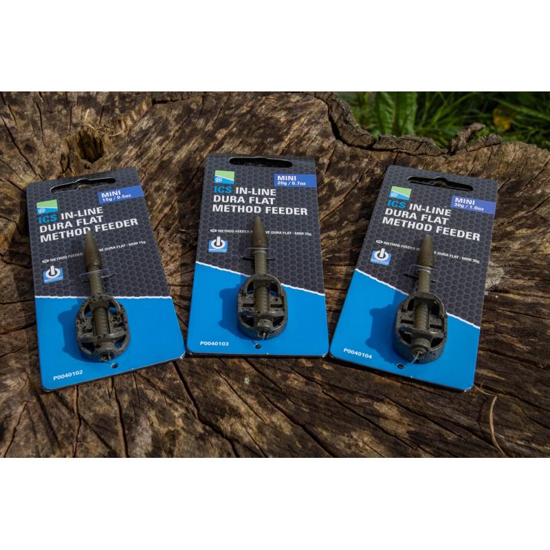 Preston Ics Inline Dura Flat Method Feeder - Mini 20G