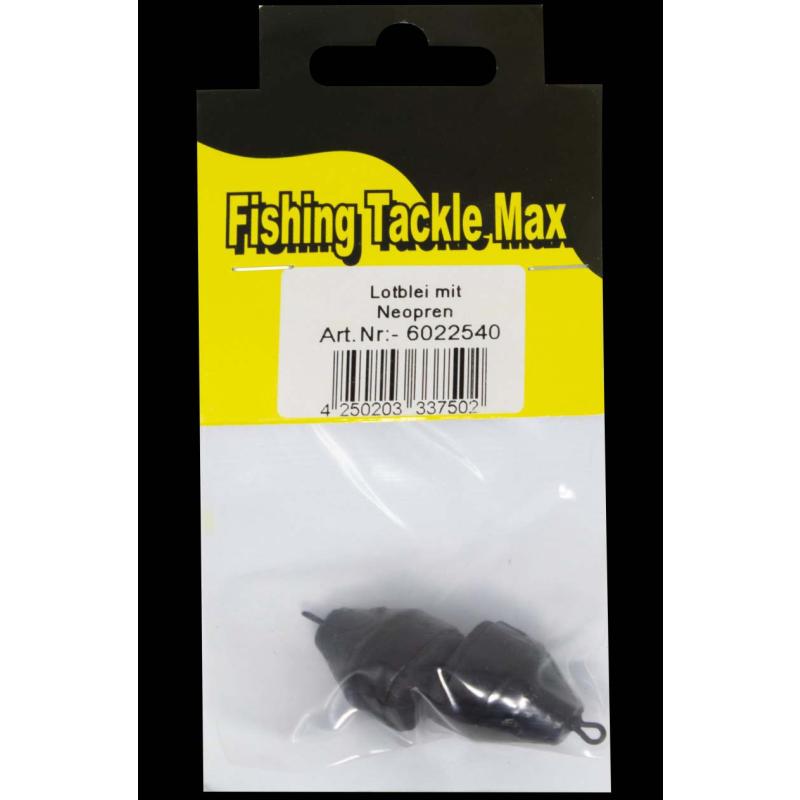 Fishing Tackle Max Lotblei mit Neopren 40g Inh. 2 Stk.