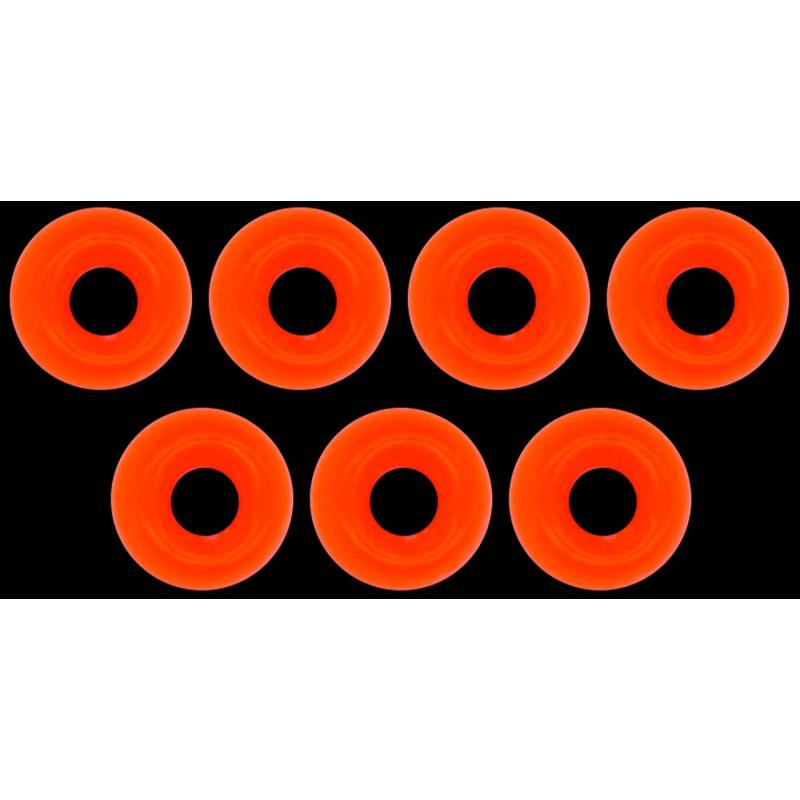 Omura Tungsten Perle Omura rundes Loch &Oslash; 2,8mm fluo rot