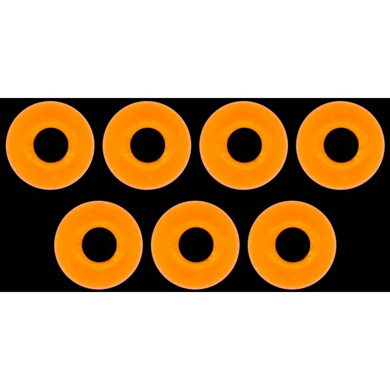Omura Tungsten Perle Omura rundes Loch &Oslash; 4,6mm fluo orange