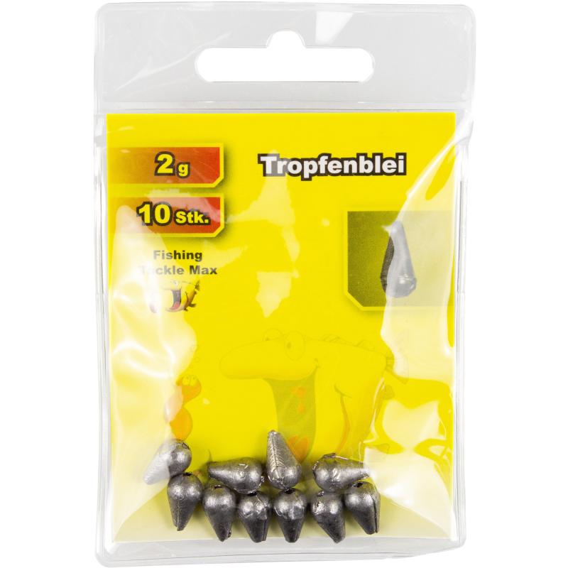 Produktbild Fishing Tackle Max Tropfenblei 2,00 g Inh. 10 Stk.