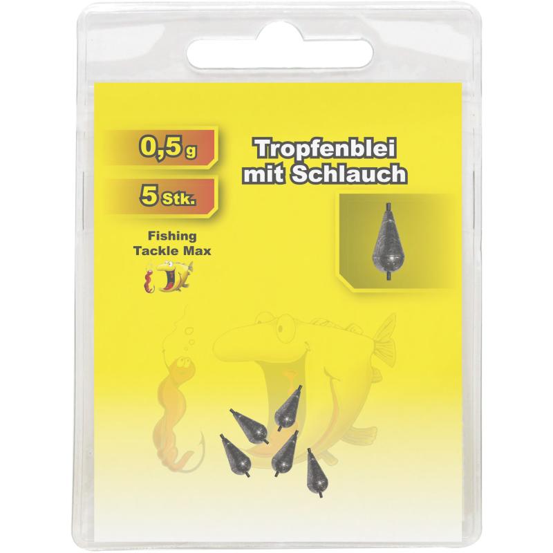 Produktbild Fishing Tackle Max Tropfenblei mit Schlauch 0,5 g Inh. 5 St