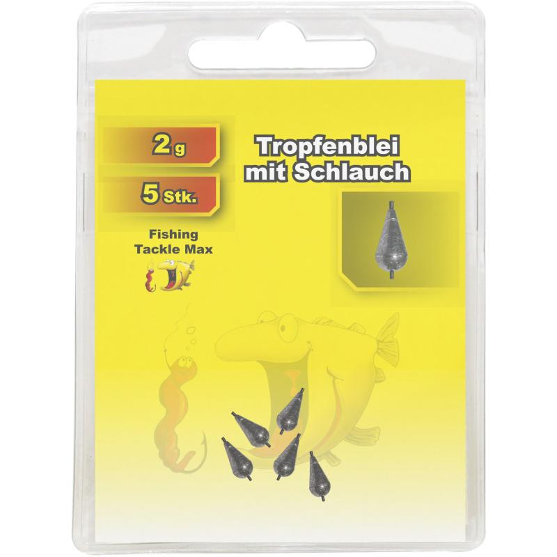 Produktbild Fishing Tackle Max Tropfenblei mit Schlauch 2,0 g Inh. 5 St