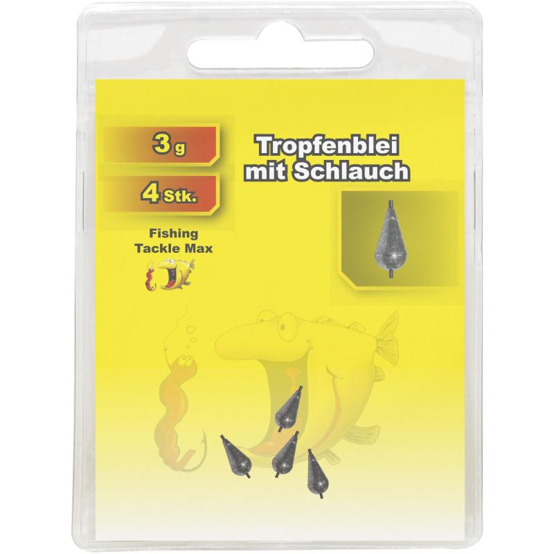 Produktbild Fishing Tackle Max Tropfenblei mit Schlauch 3,0 g Inh. 4 St