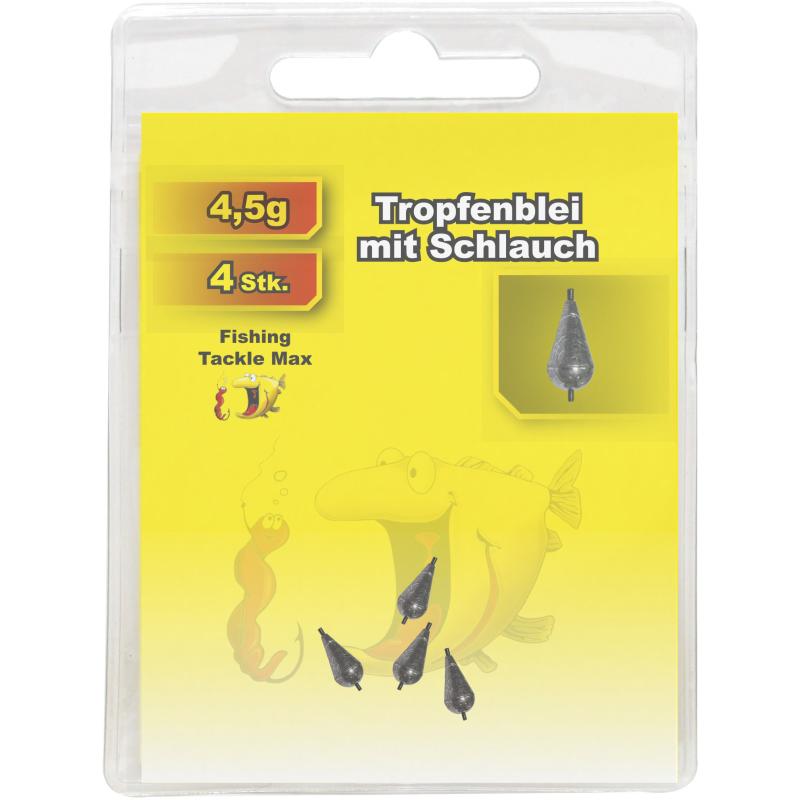 Produktbild Fishing Tackle Max Tropfenblei mit Schlauch 4,5 g Inh. 4 St