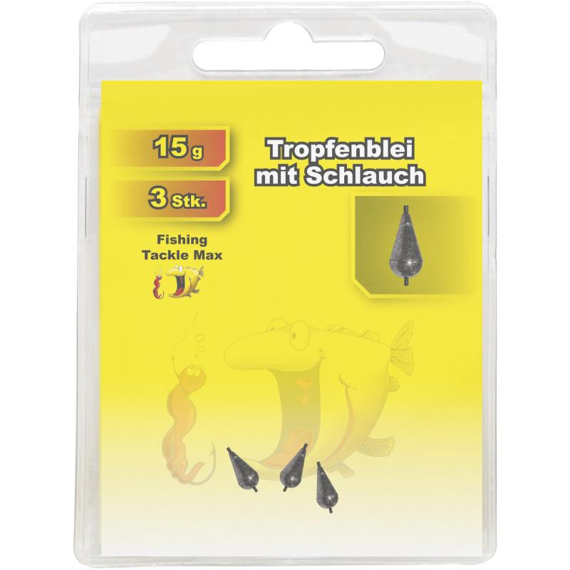 Produktbild Fishing Tackle Max Tropfenblei mit Schlauch 15,0 g Inh. 3St