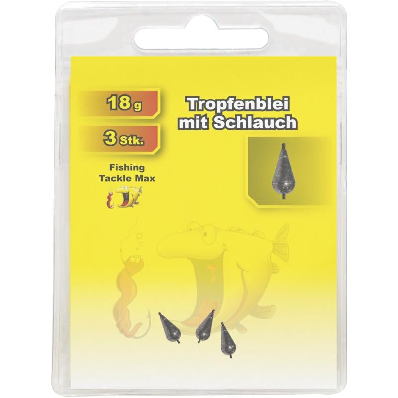 Produktbild Fishing Tackle Max Tropfenblei mit Schlauch 18,0 g Inh. 3St
