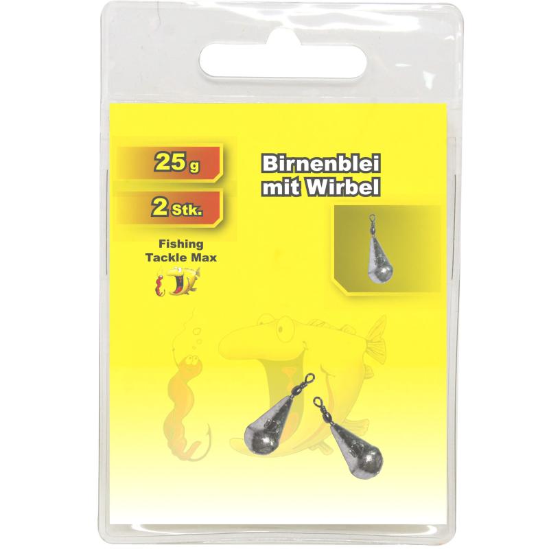 Produktbild Fishing Tackle Max Birnenblei mit Wirbel 25 g Inh. 2 Stk.