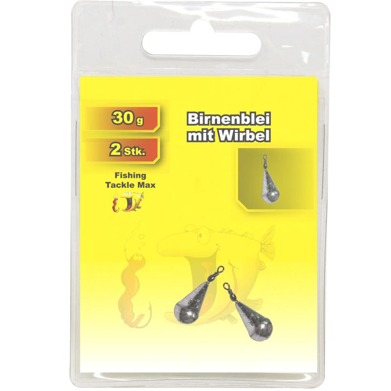 Produktbild Fishing Tackle Max Birnenblei mit Wirbel 30 g Inh. 2 Stk.