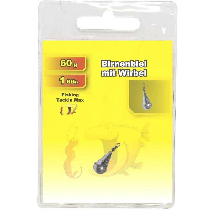 Produktbild Fishing Tackle Max Birnenblei mit Wirbel 60 g Inh. 1 Stk.