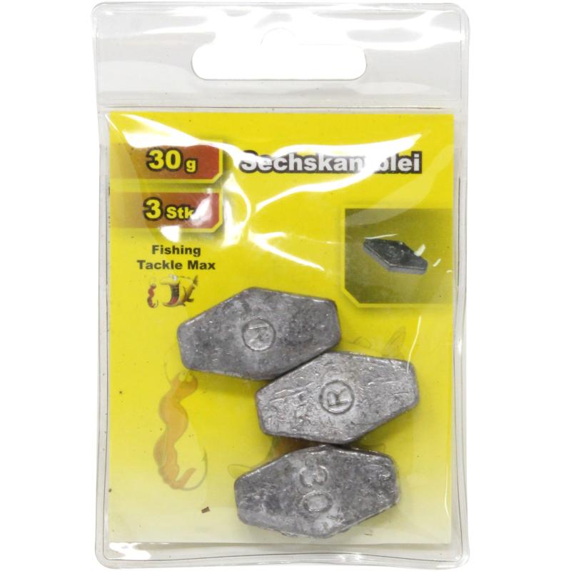 Fishing Tackle Max Sechskantblei 20 g Inh. 4 Stk.