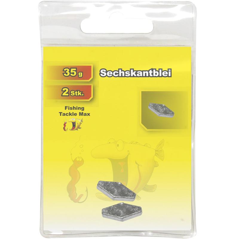 Fishing Tackle Max Sechskantblei 35 g Inh. 2 Stk.