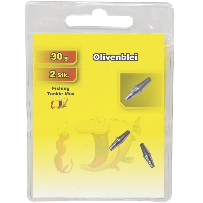 Fishing Tackle Max Olivenblei 30 g Inh. 2 Stk.