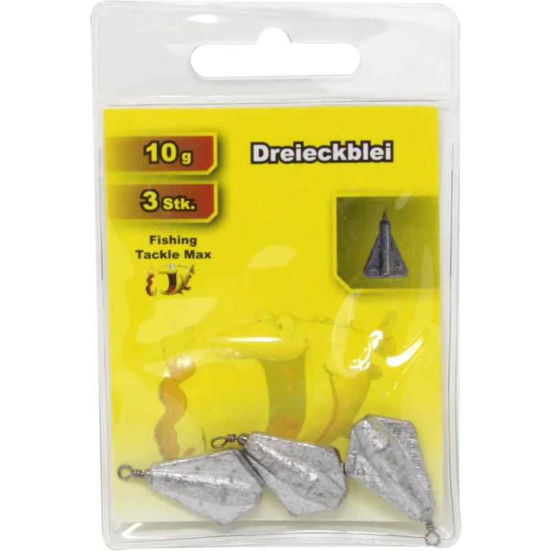Fishing Tackle Max Dreieckblei 10 g Inh. 3 Stk.