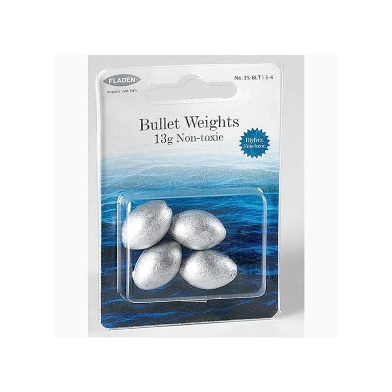 Fladen Bullet sinker non-toxic 13g 4pcs