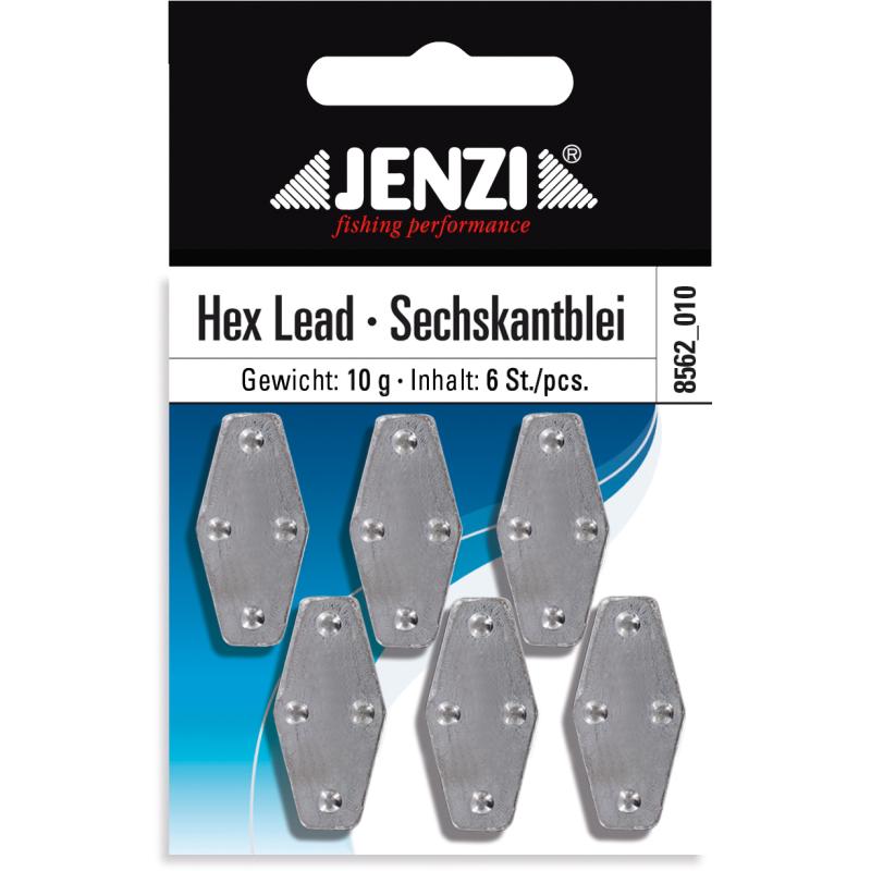 Sechskantblei, verpackt Anzahl 6 St/SB 10 g