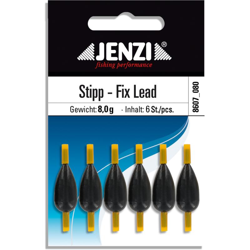 Stipp-Fix-Lead Tropfenblei mit Silikonschlauch Anzahl 6 St/SB 8,0 g