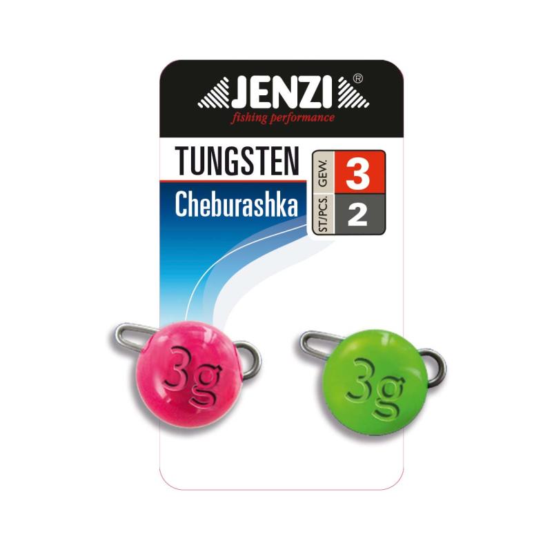 Jenzi Tungsten Chebu, Gr&uuml;n+Pnk 2St, 3g
