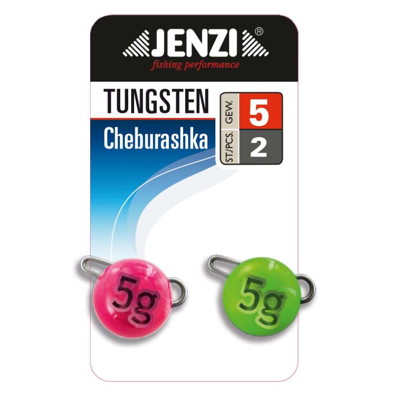 Jenzi Tungsten Chebu, Gr&uuml;n+Pnk 2St, 5g