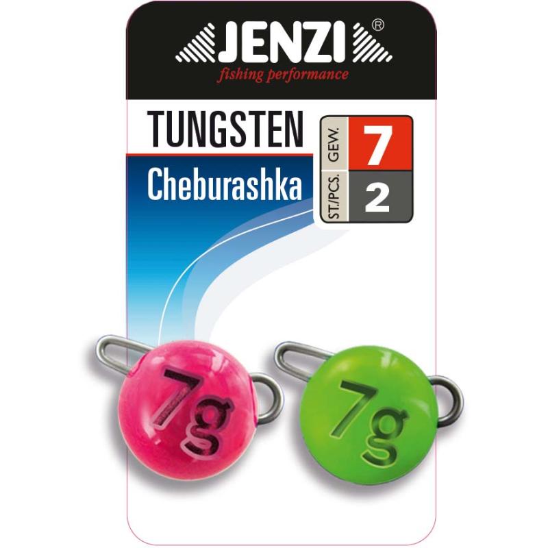 Jenzi Tungsten Chebu, Gr&uuml;n+Pnk 2St, 7g