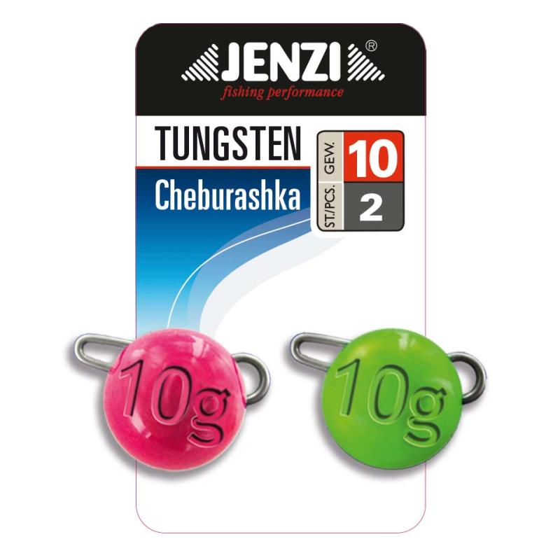 Jenzi Tungsten Chebu, Gr&uuml;n+Pnk 2St, 10g