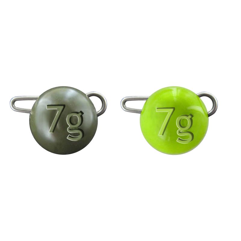 Jenzi Tungsten Chebu, Gelb+Pumkin 2St, 7g
