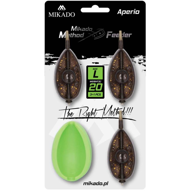 Mikado Feeder - Method Feeder Aperio L Set - 3X20G + Feeder Mould .