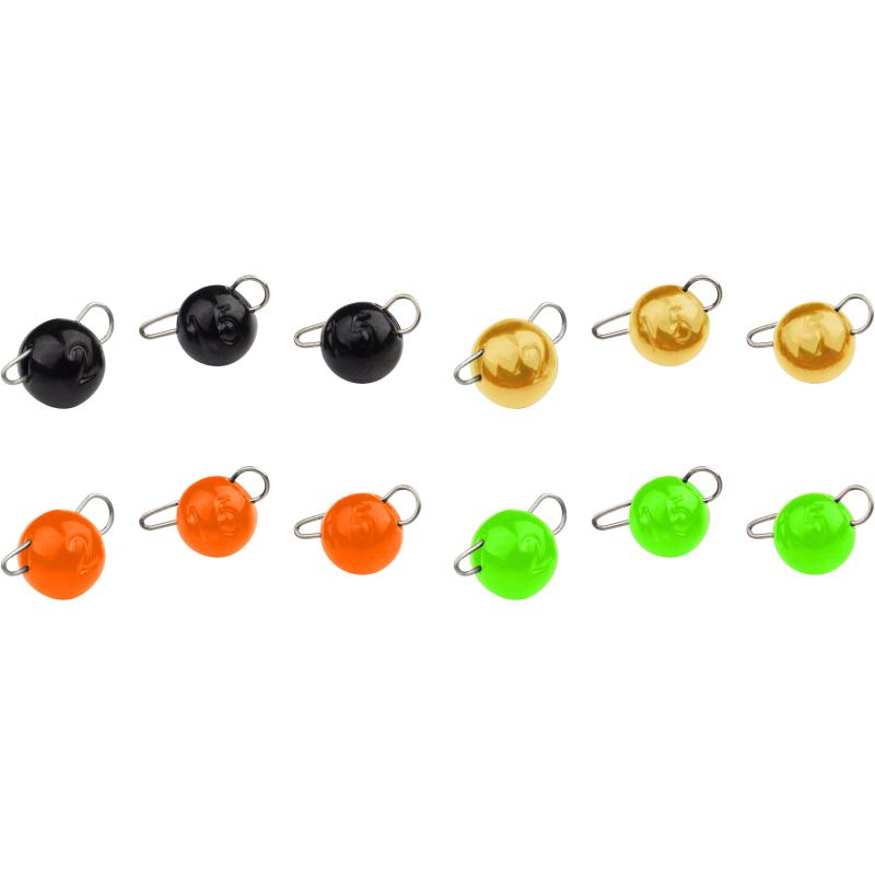 Spro Tungsten Bottom Jigs Uv Green 2g
