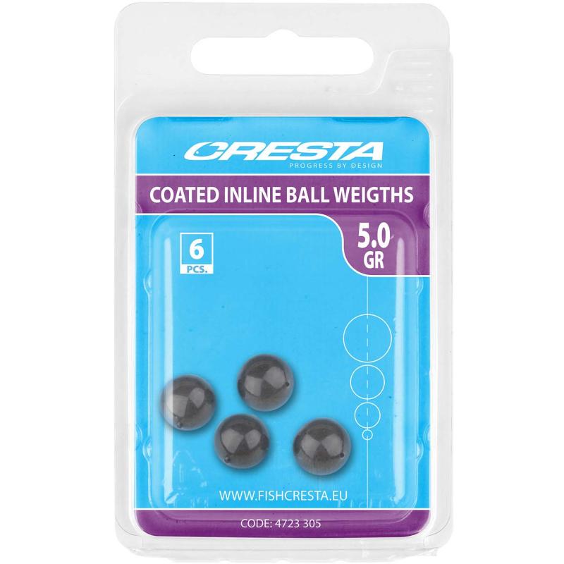 Cresta Coated Inline Ball Weight 4.0g