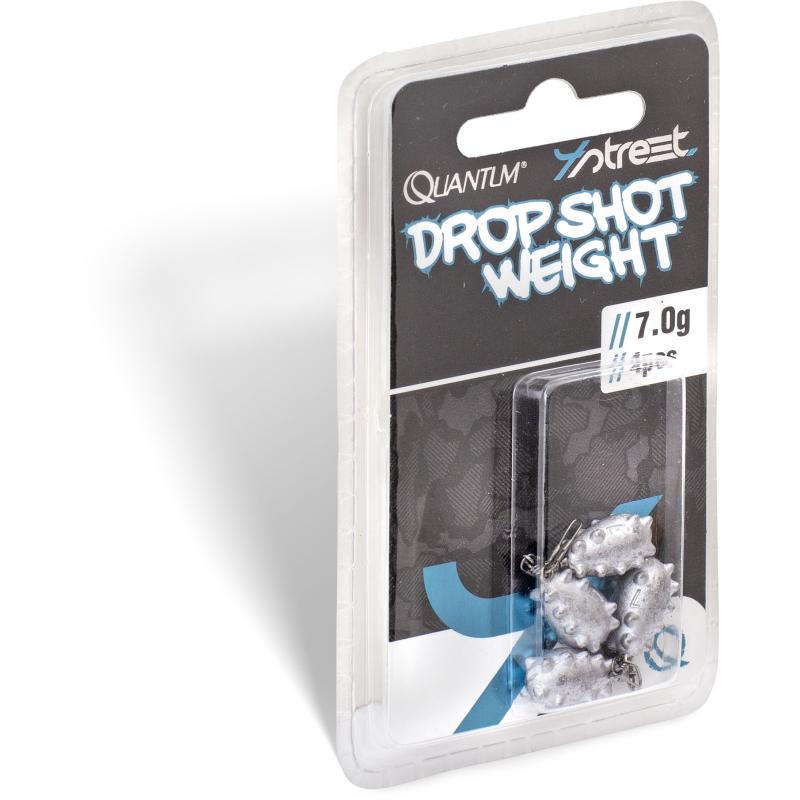 Quantum 4street Drop Shot Weight 3,5g matt schwarz 4St&uuml;ck