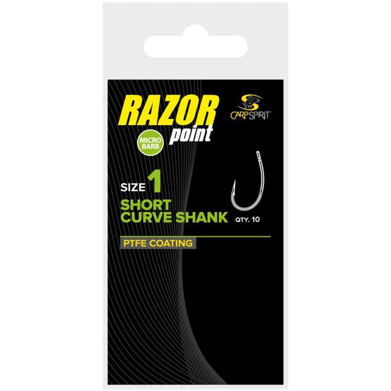 Carp Spirit Short Curve Shank (Scs) Hook - Size 6 X10