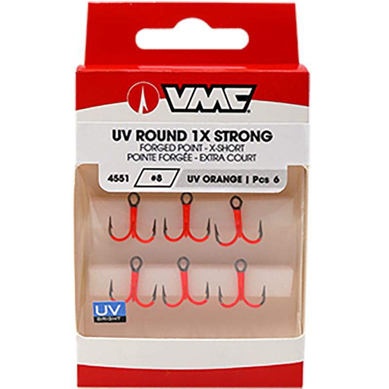 VMC Uv Round 1X 4551 Orange X4 1/0