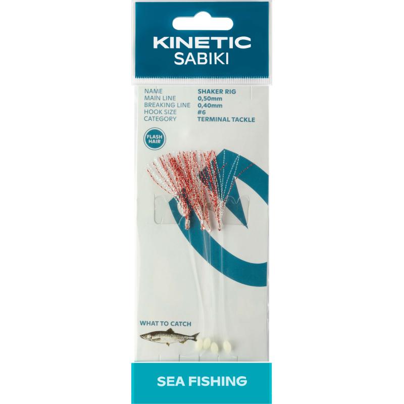 Kinetic Sabiki Shaker #6 Copper Flashhair