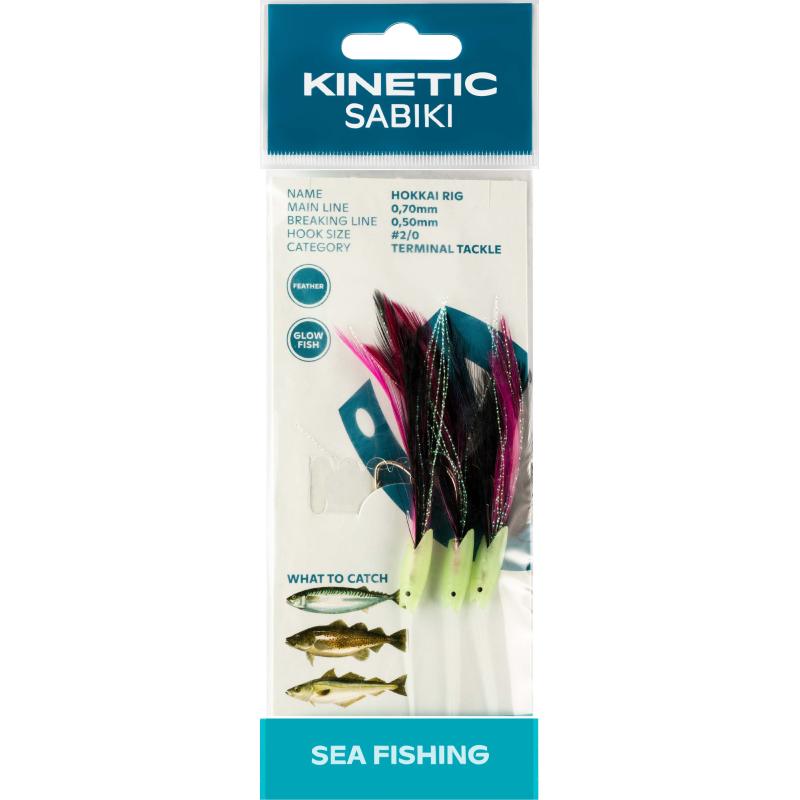 Kinetic Sabiki Hokkai #2/0 Green