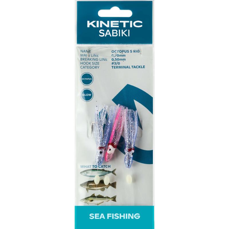 Kinetic Sabiki Octopus S #3/0 Blue/Pink