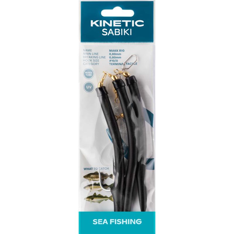 Kinetic Sabiki Makk #10/0 Black