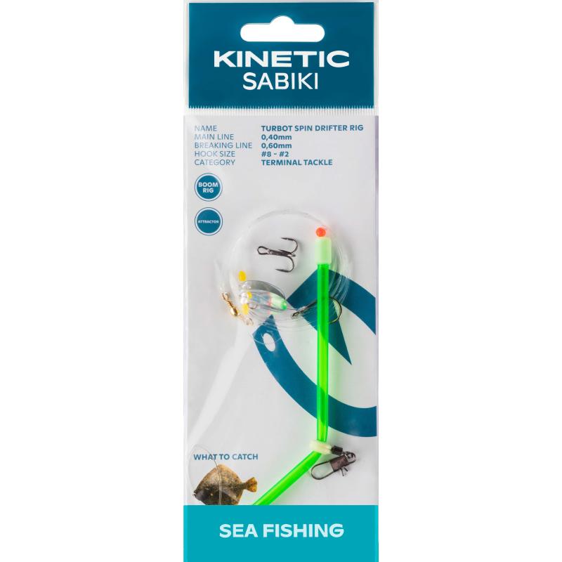 Kinetic Sabiki Turbot #8/#2 Silver
